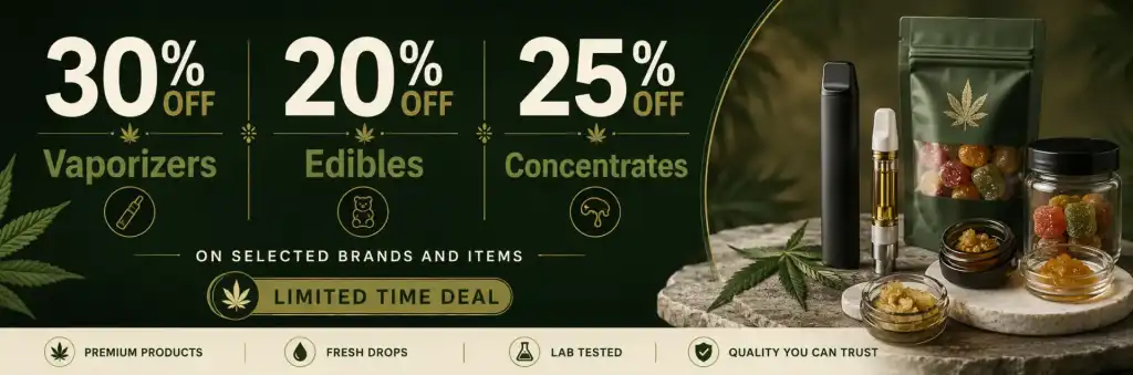Vape Edible And Concentrate Banner 1